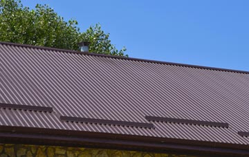 typical Horsemans Green corrugated roof uses